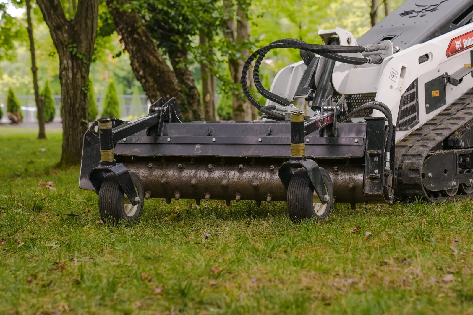 Mini Skid Power Rake — photo 2